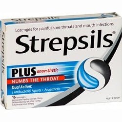 Strepsils Plus Anaesthetic 16 Lozenges