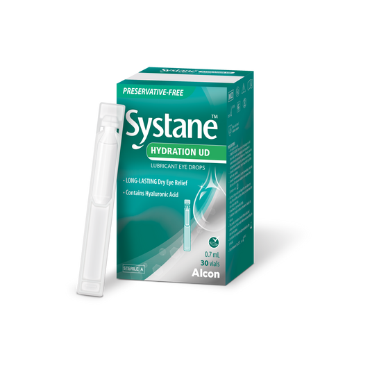 Systane Hydration UD Lubricant Eye Drops 30 Vials x 0.7ml Each