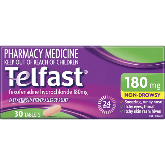 Telfast 180mg 30 Tabs