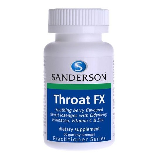 Sanderson Throat FX Gummie Lozenges 60