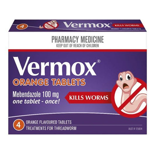 Vermox 100mg 6 Tabs