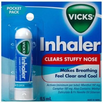 Vicks Nasal Inhaler for Stuffy Noses 0.5ml