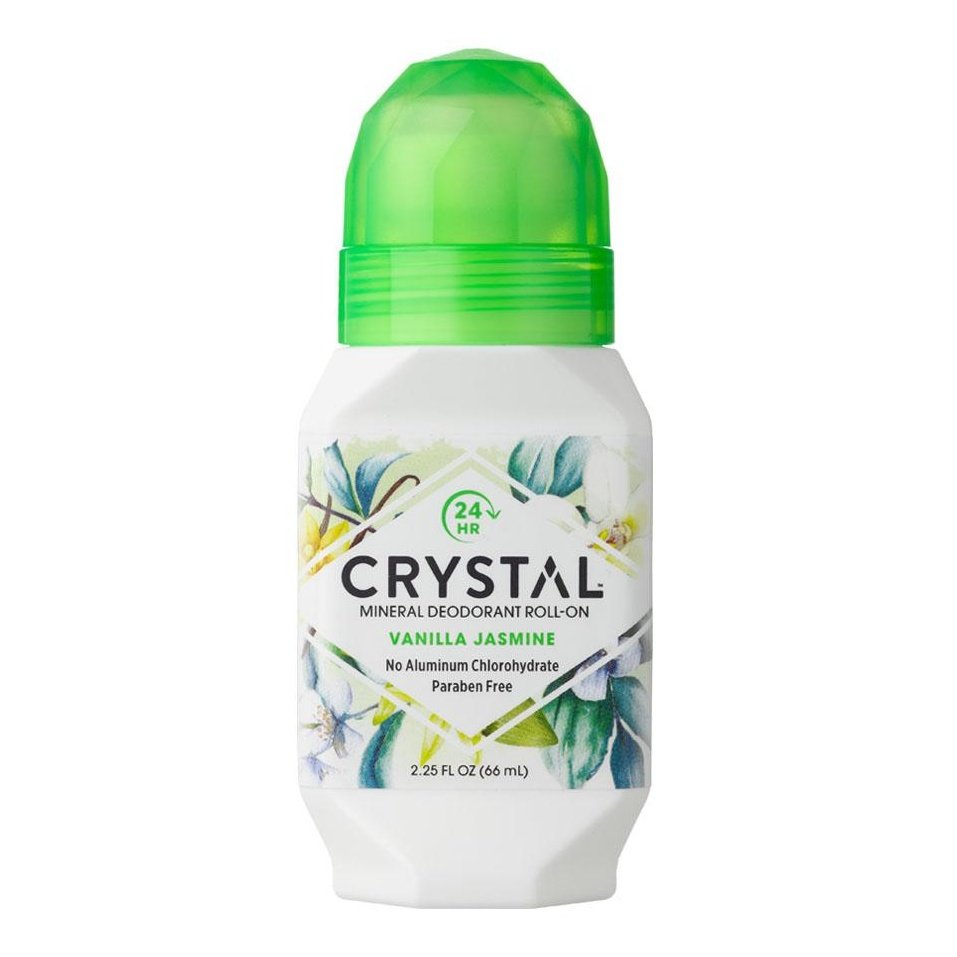 Crystal Mineral Deodorant Roll On Vanilla & Jasmine 66ml