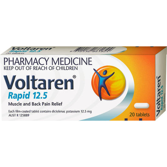 Voltaren Rapid 12.5mg 20 Tabs